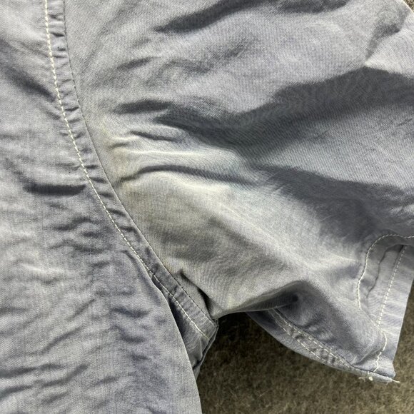 Tommy Bahama Shirt Mens Medium Blue Button Down Tencel Island Modern Fit Oxford - Picture 10 of 11